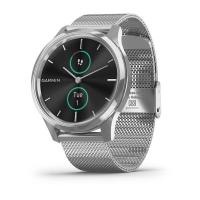Garmin VIVOMOVE LUXE серебристый с серебристым ремешком