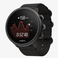 Suunto 9 Baro Titanium Charcoal Black, угольно-черные
