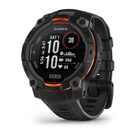 Garmin INSTINCT 3, 45 мм, Solar, Black with Black Band