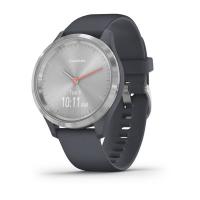 Garmin  VIVOMOVE 3S серебристый циферблат с гранитно-синим ремешком