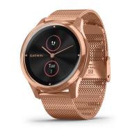 Garmin  VIVOMOVE LUXE розовое золото PVD 18K с ремешком "миланская петля"