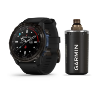 Garmin DESCENT MK3i  серый DLC Titanium с черным силиконовым ремешком и приемопередатчиком Descent T2