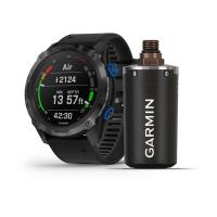 Garmin  DESCENT MK2I Комплект, титановые с DLC-покрытием и черным ремешком + датчик Descent T1
